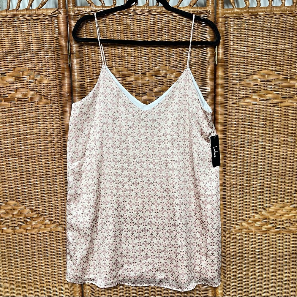 Lulu’s Satin Slip Dress Size XL NWT